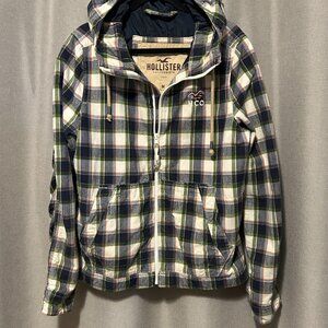 Y2K Vintage Hollister Breakwall Hooded Jacket - Size Med